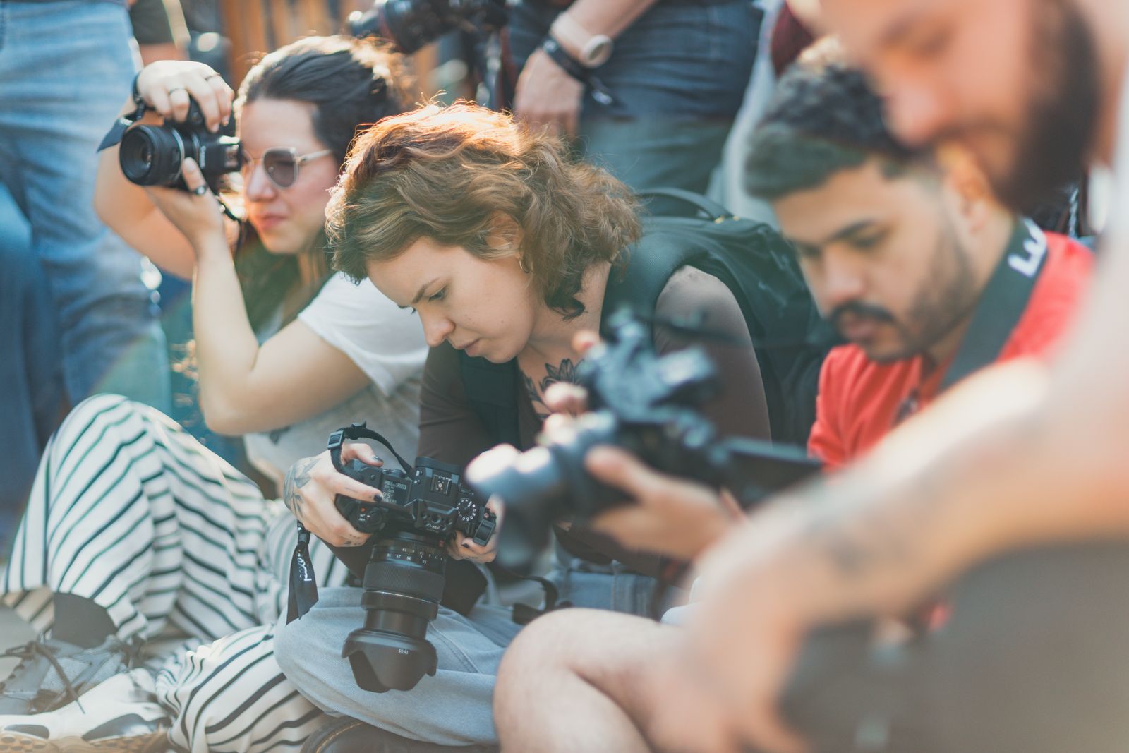 Friends building an online connection into an in-person friendship