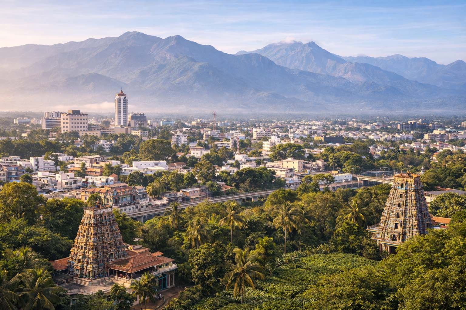 Coimbatore skyline